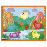Play-Doh Shapes & Colours Dino playset 6 tubs 5 accessories (British brand)