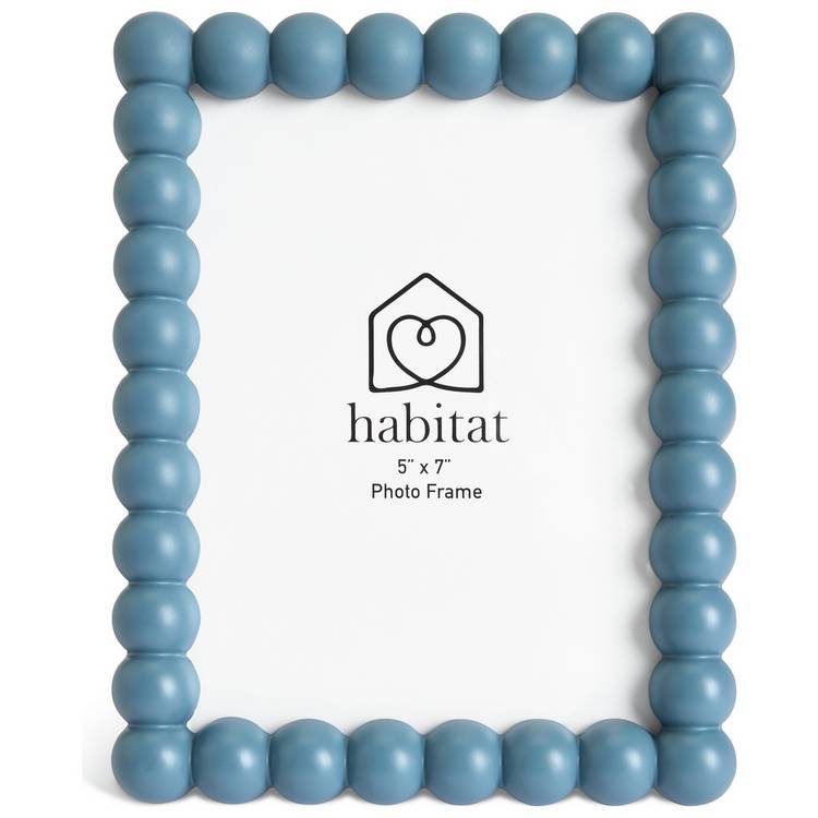 Habitat blue bobble picture frame 5x7 (British brand)