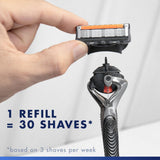 Gillette Proglide 8 razor refills for men - British product
