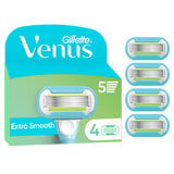 ASDA Venus Extra Smooth Women's Razor Blade Refills 4 Pack- Buy online at McGrocer