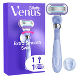 ASDA Gillette Venus Extra Smooth Swirl Women's Razor with 1 Refill Cartridge- Buy online at McGrocer