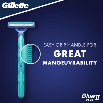Gillette BlueII Slalom disposable razors x8, UK version