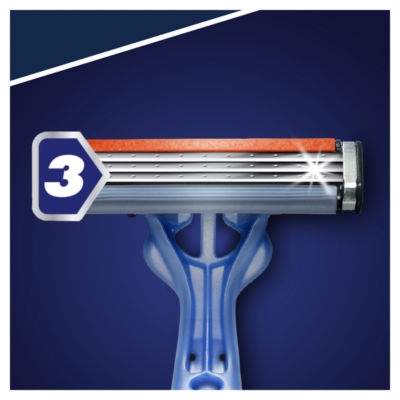 Gillette Blue3 disposable razors pack of 8, UK version