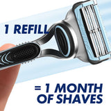 Gillette SkinGuard Men's Razor with precision trimmer, UK version