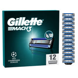 ASDA Gillette Mach3 Razor Blades UEFA Champions League Special Edition 12 Pack- Buy online at McGrocer