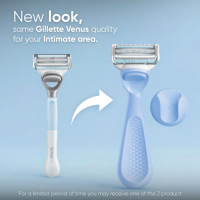Gillette Venus Intimate Razor with aloe, UK version