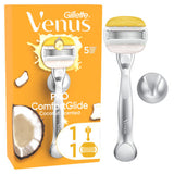 ASDA Gillette Venus Pro ComfortGlide Coconut Scented Women's Razor with Olay Moisturiser- Buy online at McGrocer