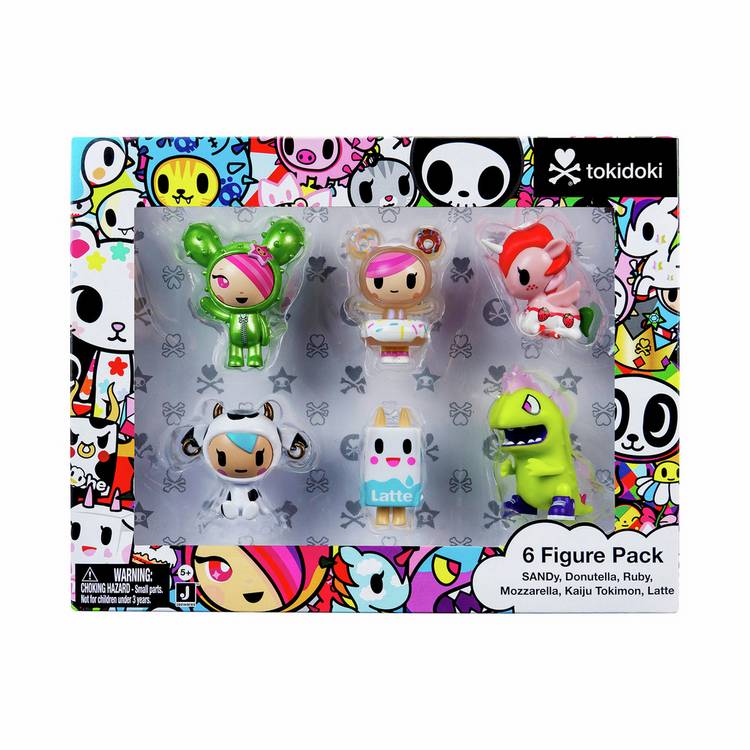 Tokidoki 6 figures multipack 2 inch collectibles (British brand)