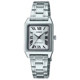 Casio Classic Analogue watch 31mm square case silver dial - British product