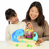 Bluey Whale Water Park Playset with colour-change rashie (British brand)