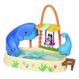 Bluey Whale Water Park Playset with colour-change rashie (British brand)