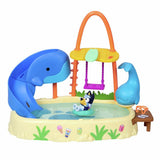 Bluey Whale Water Park Playset with colour-change rashie (British brand)