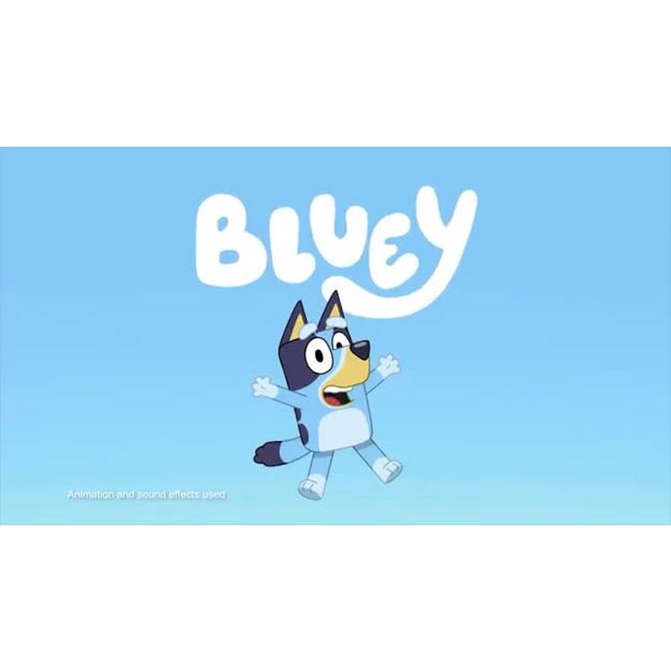 Bluey Whale Water Park Playset with colour-change rashie (British brand)