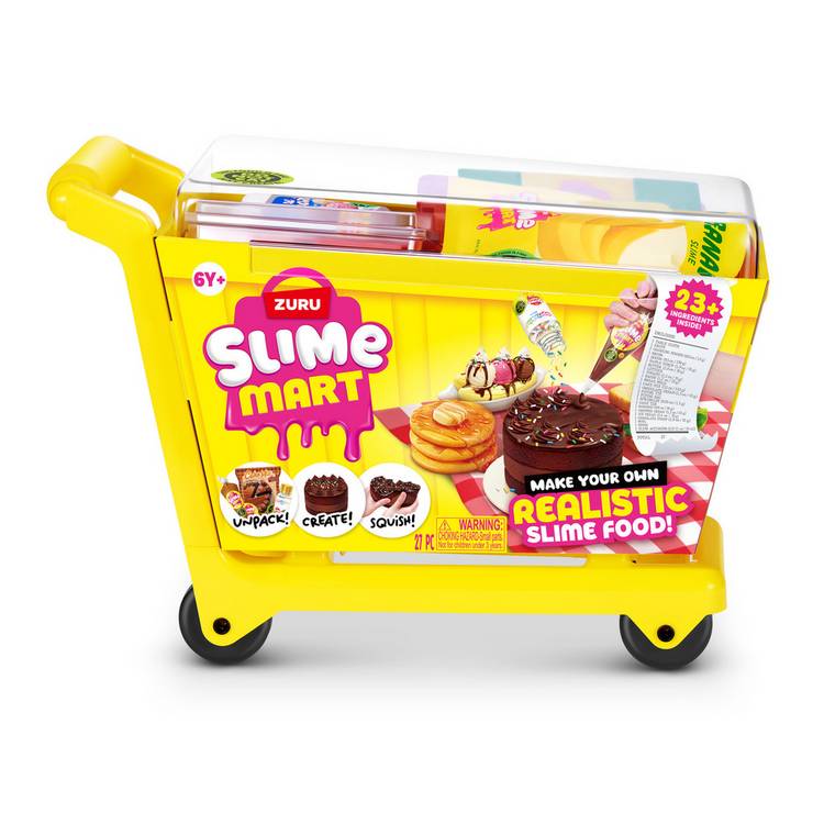 Zuru Slime Mart Shopping Cart with 40+ slime ingredients - British product