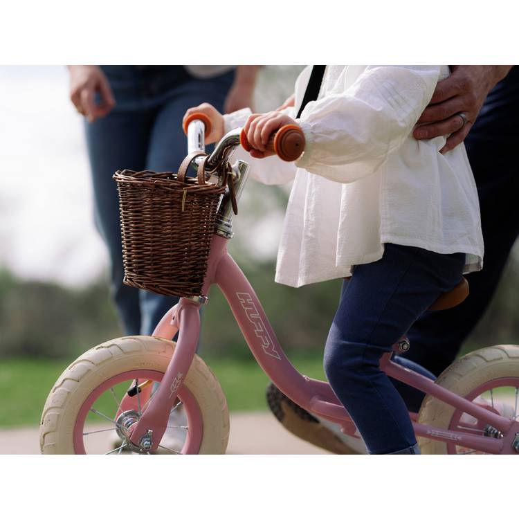 Huffy Vintage kids balance bike in Dusted Pink 10 inch (British brand)
