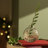 Argos Home clear bud vase with gold detailing, UK version