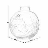 Argos Home clear bud vase with gold detailing, UK version