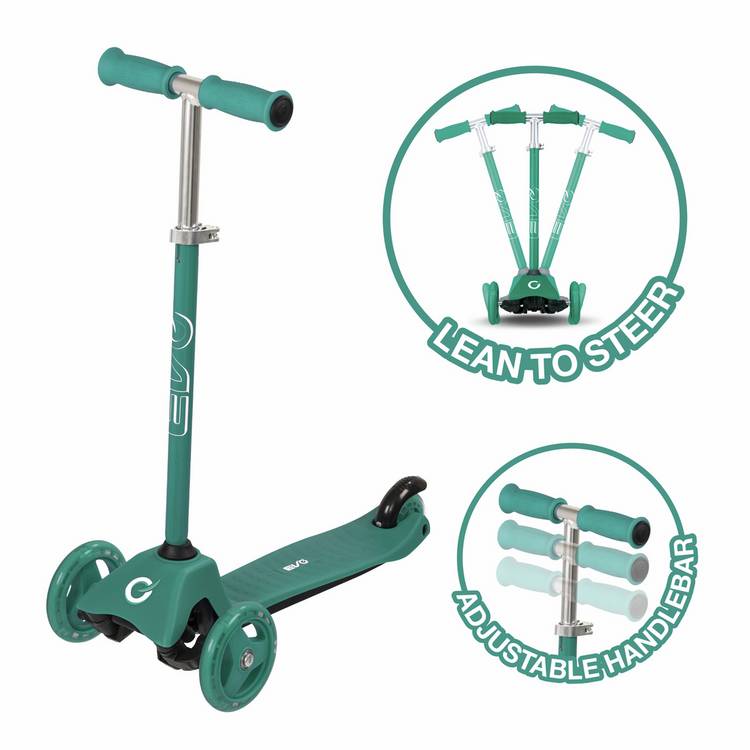 Evo Mini Cruiser Tri-Scooter three-wheel scooter for kids (British brand)