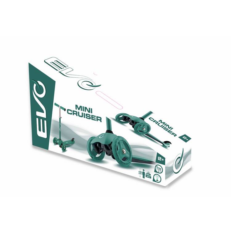 Evo Mini Cruiser Tri-Scooter three-wheel scooter for kids (British brand)
