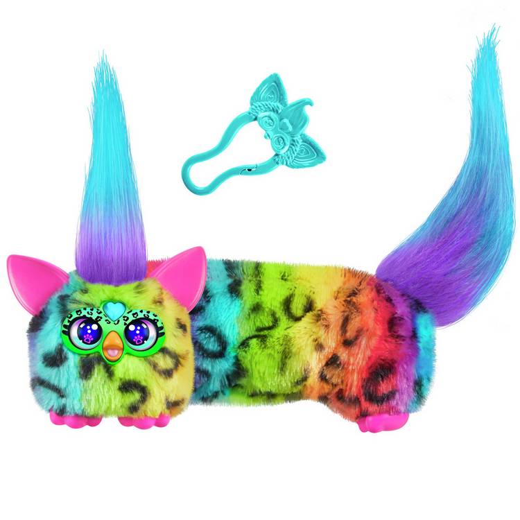 Furby Furblet Rainbow Games interactive plush toy - British product