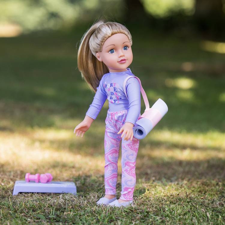 DesignAfriend Love To Move doll outfit set 18 inch, UK version