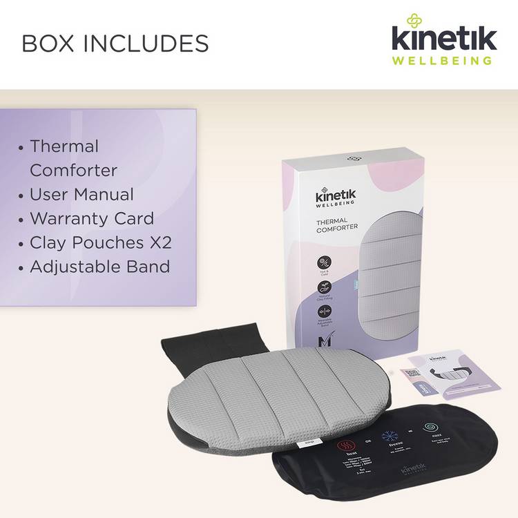Kinetik Comfort Thermal Wrap reusable hot cold therapy, imported from the UK
