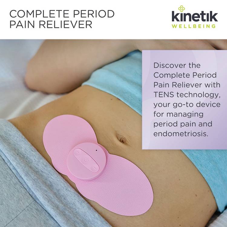 Kinetik Wellbeing Complete Period Pain Reliever TENS device - British product