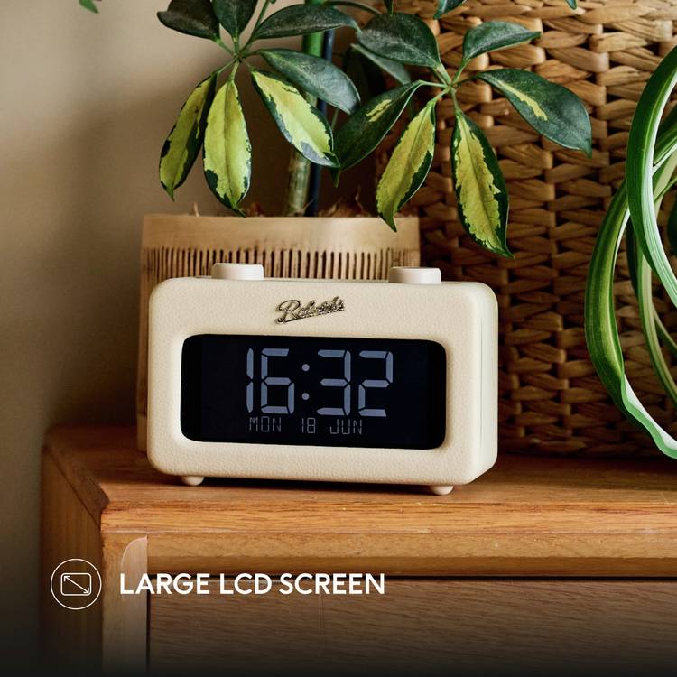 Roberts Revival Rest clock radio in cream, imported from the UK