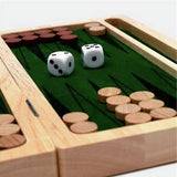 Goki Backgammon Game folding board set - British product