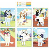 Totum Bluey dot stamping kit with 3 pens and 6 cards (British brand)