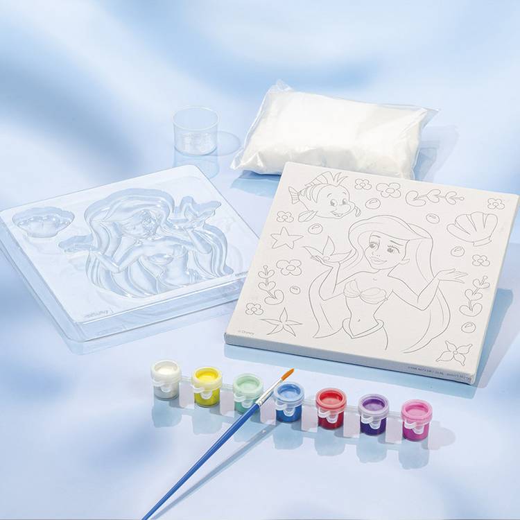 Totum Disney Princess 3D painting kit with canvas and moulds, UK version