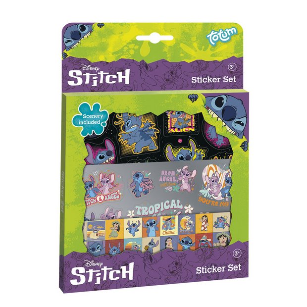 Disney Stitch sticker set, imported from the UK