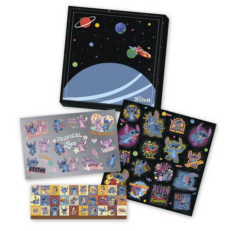 Disney Stitch sticker set, imported from the UK