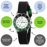 Tikkers kids watch gift set silicone strap 30mm, imported from the UK
