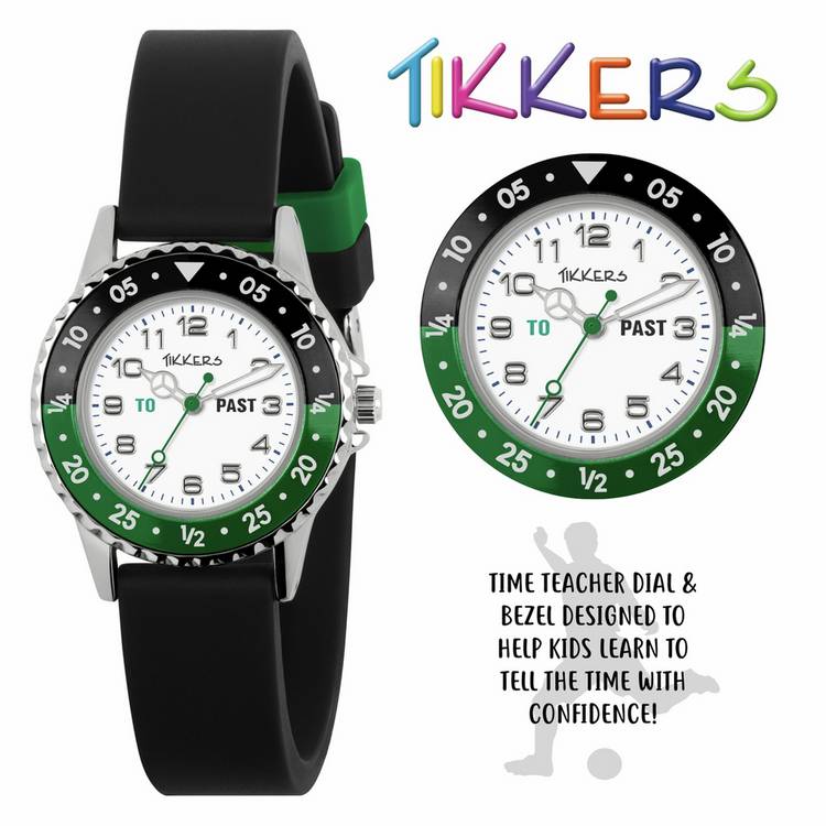 Tikkers kids watch gift set silicone strap 30mm, imported from the UK