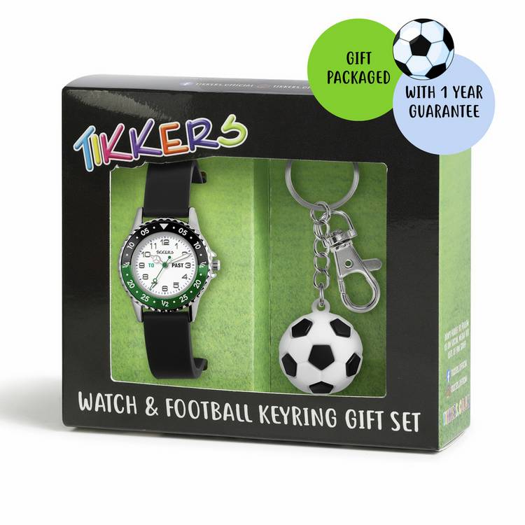 Tikkers kids watch gift set silicone strap 30mm, imported from the UK