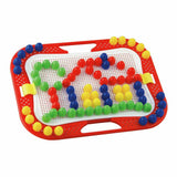 Quercetti Fantacolor Design peg art set with 100 pegs, imported from the UK