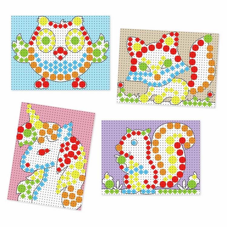 Quercetti Fantacolor Tab pegboard 150 pegs - British product