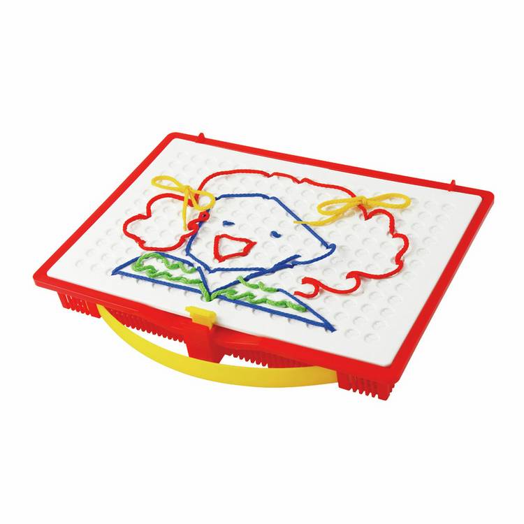 Quercetti Filo Filo' lacing design game with board and laces (British brand)