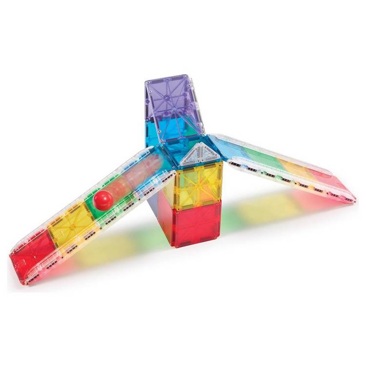 MAGNA-TILES Rail Racers 33 piece set, imported from the UK