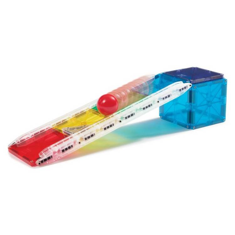 MAGNA-TILES Rail Racers 33 piece set, imported from the UK