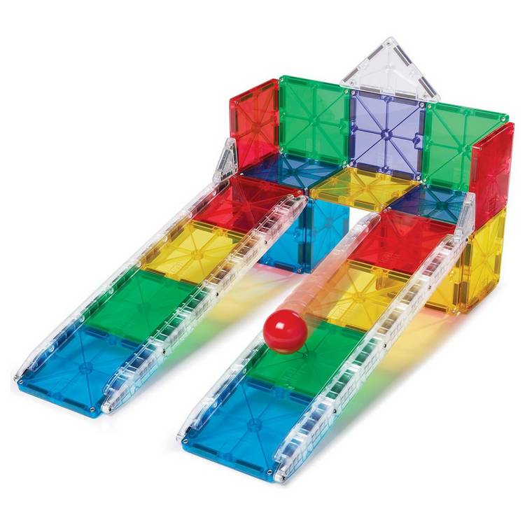 MAGNA-TILES Rail Racers 33 piece set, imported from the UK