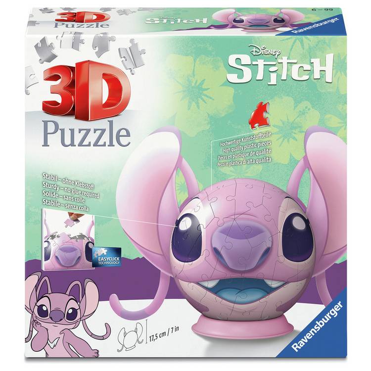 Ravensburger 3D jigsaw puzzle Angel With Ears 72 piece, imported from the UK
