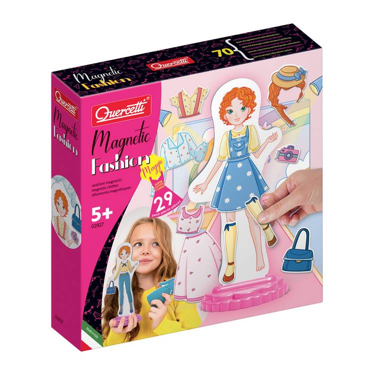 Quercetti magnetic fashion game Maggie with 29 outfits - British product