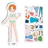 Quercetti magnetic fashion game Maggie with 29 outfits - British product