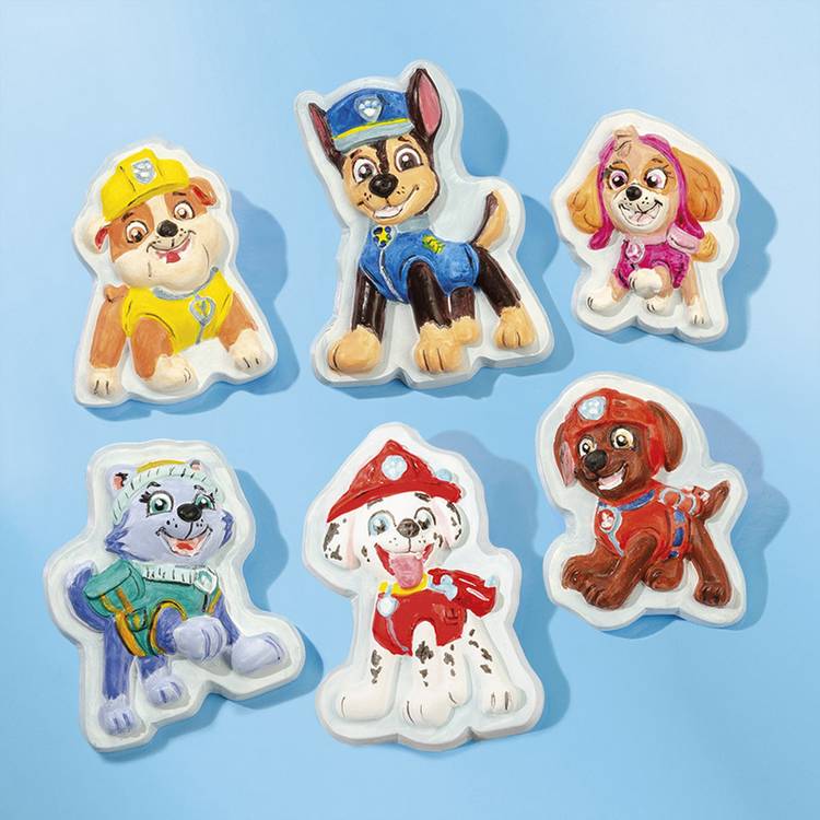 Totum Paw Patrol model figures paint craft kit, imported from the UK