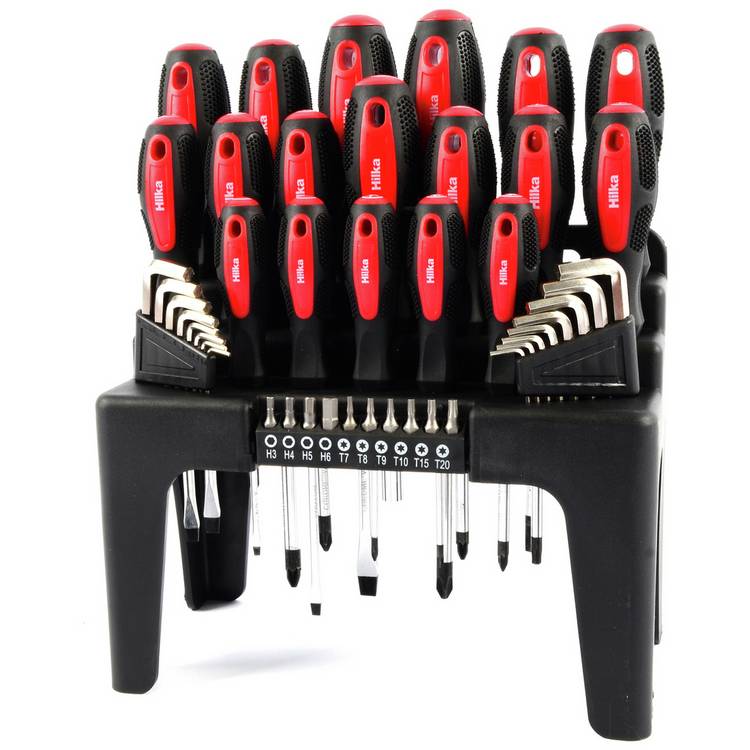Hilka screwdriver set 44 pieces, imported from the UK