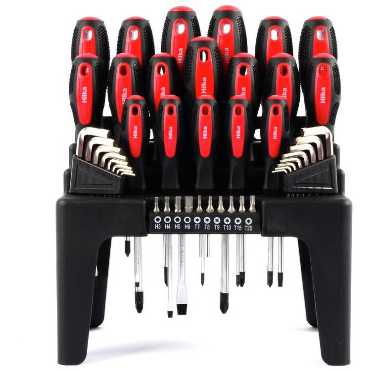 Hilka screwdriver set 44 pieces, imported from the UK