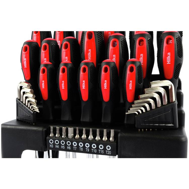 Hilka screwdriver set 44 pieces, imported from the UK