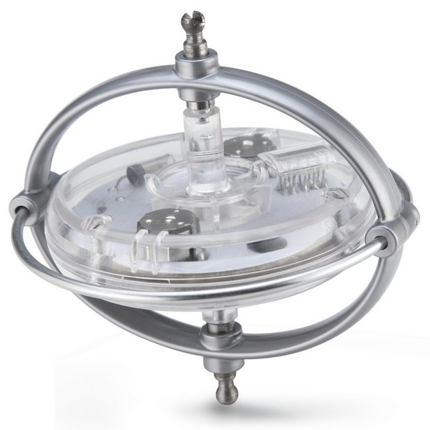 Navir UFO gyroscope blue with LED lights, imported from the UK